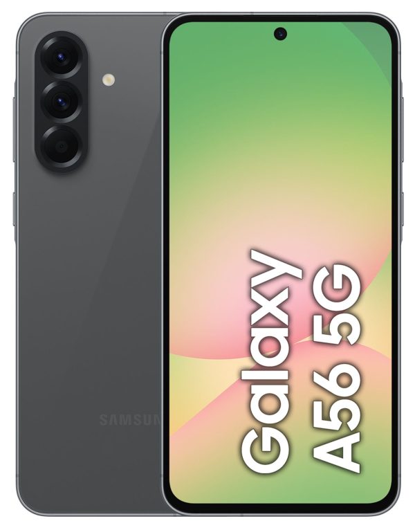 Samsung Galaxy A56 256 GB 5G Smartphone 17 cm (6.7 Zoll) Android 50 MP Dreifach Kamera Dual Sim WiFi 6 (Awesome Graphite)