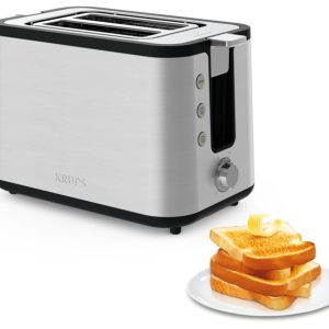 Krups KH442D Control Line Toaster 850 W 2 Scheibe(n) 6 Stufen (Edelstahl)