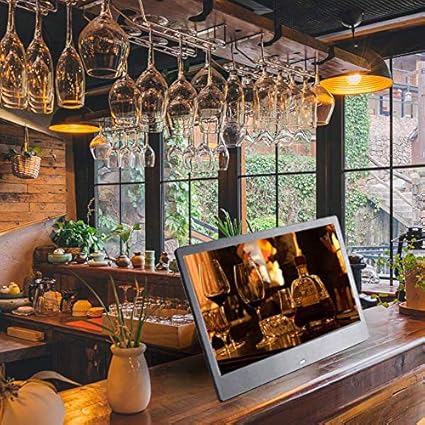 17.1-inch Digital Photo Frame, High-Resolution Full IPS Display, Automatically Adjusts Display Direction
