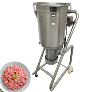 1.8KW 32L Meat Vegetable Prep Food Grinder 110V Vertical Electric Blender Grinder Cutter Multifunction Food Chopper for Vegetables Meat Ginger Garlic