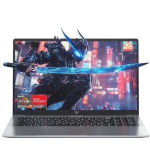 2025 Laptop Computers with AMD Ryzen7, 8-core Processor (Up to 4.3GHZ) with AMD Radeon Graphics,16GB DDR4 RAM 512GB SSD,WiFi 6,15.6 inch IPS Display,4800mAh Battery,Type-C,Micro SD