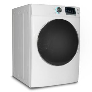 8.0 Cu.Ft Laundry Dryer Large Capacity, Electric Front Load Clothes Dryer Machine, Full Size 27" For Home Apartment RV With Wrinkle Care, Smart Sensor Dry Stainless-Steel Drum...