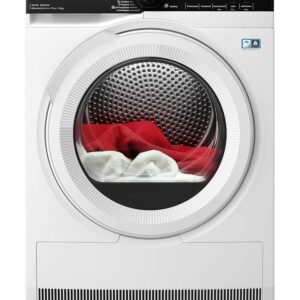 AEG Heat Pump Dryer Series 9000 with AbsoluteCare Plus, Down Drying - Precise Drying Results with 3D Scan, Stiftung Warentest Test Winner 8 kg, A+++, Gentle Drum, TR9AMZ2024