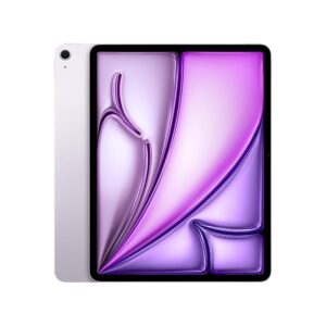 Apple 13 Inch iPad Air (M2): Liquid Retina Display, 256 GB, 12 MP Landscape Front Camera/12 MP Rear Camera, WiFi 6E, Touch ID, All Day Battery - Purple