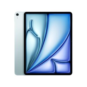 Apple iPad Air 13" with M3 Chip: Apple Intelligence, Liquid Retina Display, 512GB, 12MP Front Camera/Rear Camera, WiFi 6E + 5G Cellular, Touch ID, Full Day Battery - Blue