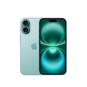 Apple iPhone 16 128GB: 5G Phone with Camera Control, A18 Chip and a Real Boost for Battery. Works with AirPods, Teal