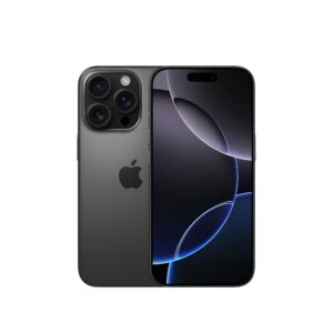 Apple iPhone 16 Pro 256GB: 5G Phone with Camera Control, 4K 120fps Dolby Vision and a Big Leap in Battery Life.Works with AirPods, Titanium Black