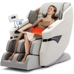Artist hand Massage Chair Full Body, Zero Gravity Massage Chair SL-Track Shiatsu Massage Recliner Chair with 12 Modes, Bluetooth Speaker, Body Scan, Heating, Foot Rollers,...