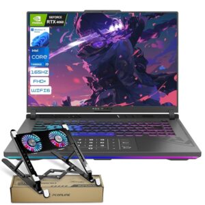ASUS ROG Strix G16 16" Nebula Display FHD+ 165Hz, Intel i9-13980HX NVIDIA GeForce RTX 4060 VR-Ready Gaming Laptop, 64GB RAM, 2TB SSD, RGB Backlit KB, Bundle with PCO Notebook...
