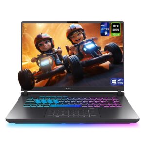 ASUS ROG Strix G16 Gaming Laptop, Intel Ultra 9-275HX, 64 GB DDR5 RAM, 4 TB PCIe SSD, 16" 2.5K (2560x1600) 240Hz Nebula Display, Nvidia G-Force RTX 5070, RGB Backlit Keyboard,...