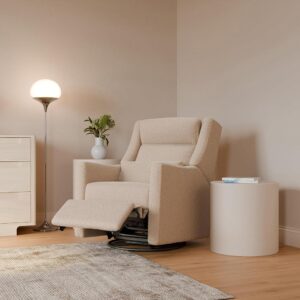 babyletto Kiwi Plus Power Recliner Chairs for Adults with USB Ports - Water & Stain Resistant Electric Glider Recliner Nursery Chair w/Power Headrest - GREENGUARD Gold Certified...