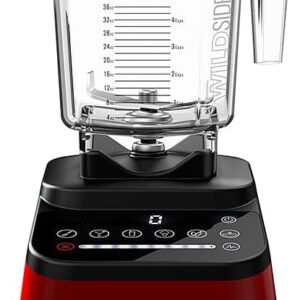 Blendtec 906502 Power, Garnet Red Stand Mixer Designer 650, Stainless Steel Plastic Tritan, 2.6 Litres, Red