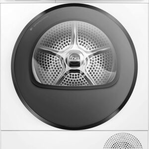 BOSCH Series 8 WQB235B40 Heat Pump Tumble Dryer, 8 kg Capacity, AutoDry, SmartDry, Home Connect, Anti Vibration Design, Sensitive Drying System, White, 60 cm