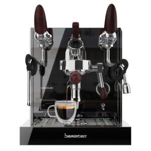 Cecotec Barista Baristeo Intima Espresso Coffee Machine, Professional Barista Espresso Machine, Pre-Brewing System, 15 Bar Pump, Easy Filling, 1.7 L Water Tank and Cup Warmer