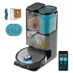 Cecotec Conga 20090 ProAI InfinitySoap Cut&Spa Essential Robot Vacuum Cleaner, 8000 Pa, Laser Technology, Self-Cleaning Station with Water, Dirt Tank, Dust Bag, Soap Dispenser,...