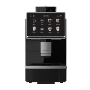Cecotec Cremmaet Coffice Commercial Super Automatic Coffee Machine, 2900 W, Touch Screen, Even Grinding, 1 Grinder, 26 Drinks, 1 kg Bean Container, 2 L Water Tank