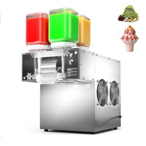 Commercial Snowflake Ice Maker Machine,750W/1200W Tabletop Electric Snow Cone Maker,Adjustable Speed, for Snowflake Ice(1200w)
