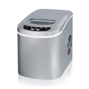 Countertop Ice Maker Machine, 9 Ice Cubes Ready in 6-13 Minutes, Makes 33 lbs Ice in 24 s, 2.2L Electric Ice Maker Perfect for Home