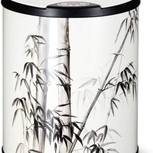 Creative Living Room Bedroom Smart Trash Can 9L Household Trash Can with Lid Metal Automatic Induction Trash Can