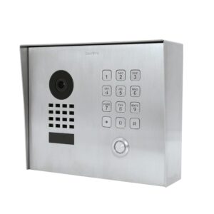 DoorBird IP Video Door Station D1101KH Classic, Surface-Mount, Stainless Steel V2A, Brushed, Surface-mounting