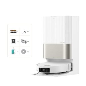 dreame X50 Ultra Complete Robot Vacuum Cleaner with Mop Function, 20,000 Pa Suction Power, 6 cm Obstacle Freedom, with Mop Function and Lifting Mop, AI Obstacle Avoidance and...