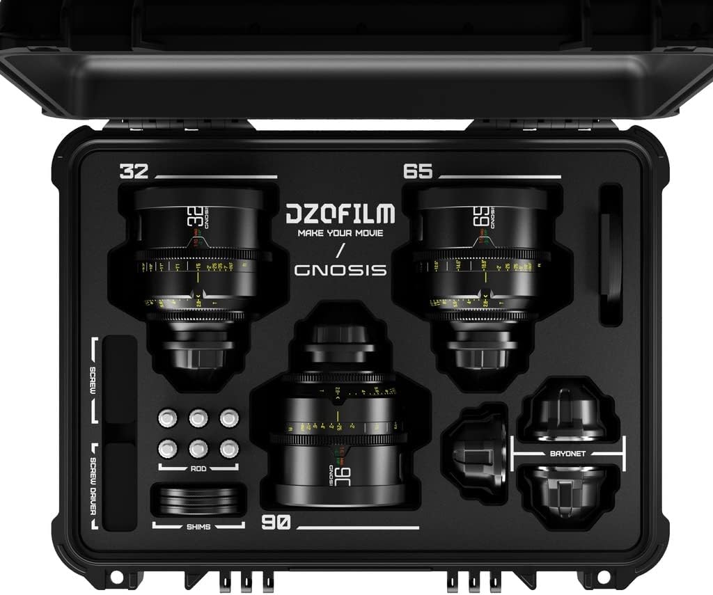 DZOFILM Cine Lens Gnosis 3-Lens Kit Metric
