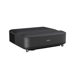 Epson EpiqVision Ultra LS650 Ultra Short Throw 3-Chip 3LCD Smart Streaming Laser Projector, 4K PRO-UHD, HDR, 3,600 Lumens, up to 120", Epson Setting Assistant, Android TV, Sound...