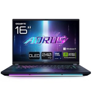 Gigabyte Aorus Master 16 BYH Gaming Laptop - 16.0 Inches, 240Hz OLED, Intel Core 275HX, RTX 5080 GPU, 32GB DDR5 5600MHz, 2 x Gen4 1TB SSD, Windows 11 Pro, AORUS Master 16...