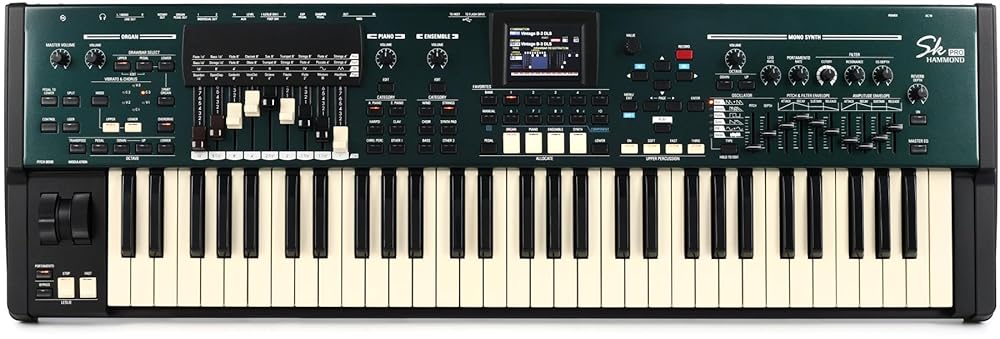 Hammond SK Pro 61-key Keyboard/Organ with 4 Sound Engines