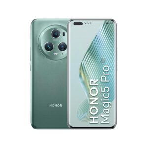 Honor Magic5 Pro 5G 512GB ROM 12GB RAM Smartphone 6.81" 120Hz 50MP AI Triple Camera, Dual SIM, Mobile Cell Phone Global EU/UK Model PGT-N19 Mobile Cell Phone (Green)