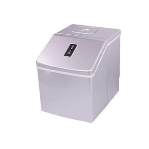 Household Portable Electric Ice Maker Machine, Round Ice Cubes with 3 Thickness Options, 25KG/24H for Coffee Bars, Offices, and Home Use