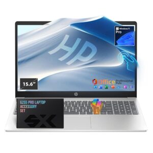 HP 15.6" Touchscreen Laptop for Business and Students, Intel Processor i3-1315U (Beats i3-1215U), Copilot Key, Anti-Glare, Office Pro- Wins 11 Pro, Wi-Fi 6, w/Accessories (64GB...
