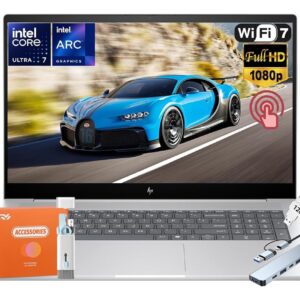 HP Envy 17 Laptop, 2025 17.3" FHD Touchscreen AI Laptops, Intel 16-Core Ultra 7 155H, 64 GB DDR5, 1 TB SSD, Intel Arc Graphics, Backlit KB, Wi-Fi 7, Windows 11 Pro, Copilot AI,...