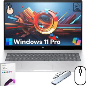 HP Envy 17 Laptop for Business - 17.3" FHD Touch Screen - Intel 12-Core Ultra 7-155H - Intel Arc Graphics - Backlitkeypad - Wi-Fi 7-64GB DDR5 + 4TB SSD - Windows 11 Pro +...