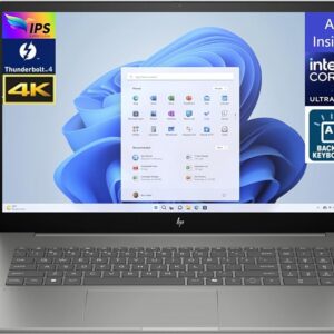 HP Envy 17t AI Laptop 17.3" 4K UHD IPS Display (Intel Ultra 7-155H Upto 4.8 GHz, 64GB RAM, 2TB PCIe SSD, Backlit KYB, 2 Thunderbolt 4, WiFi 6E, BT 5.3, Webcam, Win 11 Pro) w/DKZ...