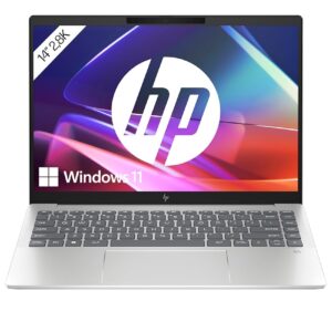 HP Pavilion Plus Laptop, 14-Inch 2.8K OLED Display, Intel Ultra 7-155H, 32 GB DDR5 RAM, 1 TB PCIe NVMe SSD, Intel Arc Graphics, Windows 11 Home, QWERTZ Keyboard, Silver