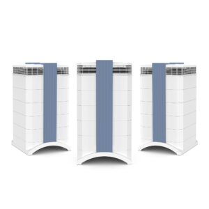 IQAir GC MultiGas XE Air Purifier - 3-Pack – Smart MultiGas Filtration for Spaces up to 3375 sq ft - Chemicals, Odors, VOCs, and Particles, Swiss Made, WiFi Enabled