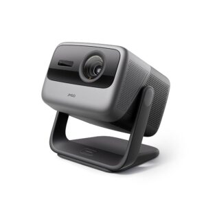 JMGO N1S Ultimate Triple Laser 4K Projector, 3300 ISO Lumens Projector, Google TV Netflix, Real-Time Auto Screen Fit, HDR10, 60''-300", Blu-ray 3D, Home Theater Projector with...