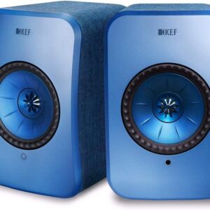 KEF LSX Blue WLAN Speaker (Music Streaming Spotify, Tidal, Bluetooth, AirPlay 2, Multiroom via AirPlay 2, Analogue Input, Digital Input for TV, Subwoofer Connection, DLNA)