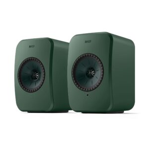 KEF LSX II LT Wireless Shelf Speakers, Sage Green | Music | TV & Home Entertainment | Gaming | HDMI ARC | USB-C | Bluetooth | AirPlay 2 | Chromecast | Spotify