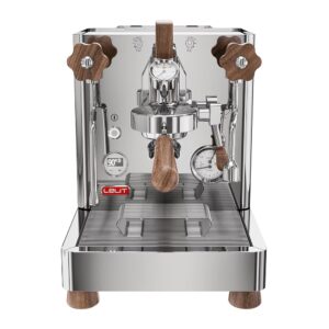 Lelit PL162T Bianca Prosumer Coffee Machine with L58E Brewing Unit and Paddle, Dual Boiler and LCC Display for Parameter Control, PL162T-EU, Silver