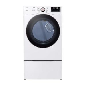 LG DLEX4000W 7.4 CF Ultra Large Capacity Electric Dryer w/Sensor Dry TruesteamWi-Fi