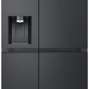 LG GSLE91EVAC Side by Side Refrigerator, Class C, 628 L, Multi-Door Fridge with Freezer, Ice, Crushed Ice Water Dispenser with UV Nano, Total NoFrost, Smart Inverter Compressor,...