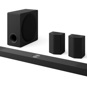 LG S95TR 9.1.5-Channel OLED evo TV Matching Home Theater Soundbar with Rear Surround Speakers and Wireless Subwoofer, Wow Orchestra, Dolby Atmos, WOWCAST Built-in (2024 Model)
