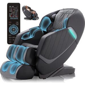 MeitFith Massage Chair, Full Body Massage 3D Massage Chair, Shiatsu Massage Chair, Full Body Massage Chair with Heat Function, Black