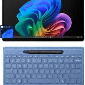Microsoft Surface Pro 11 OLED Elite Bundle, 2-in-1 Tablet w/Flex Keyboard, Slim Pen, Copliot+ AI PC, 13" Touchscreen, Snapdragon X Elite (12 Core), 32GB RAM, 2TB SSD, Win 11...