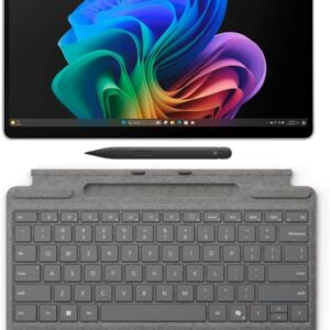 Microsoft Surface Pro 11 OLED Elite Bundle, 2-in-1 Tablet w/Keyboard, Slim Pen, Copliot+ AI PC, 13" Touchscreen, Snapdragon X Elite (12 Core), 32GB RAM, 2TB SSD, Win 11 Pro,...
