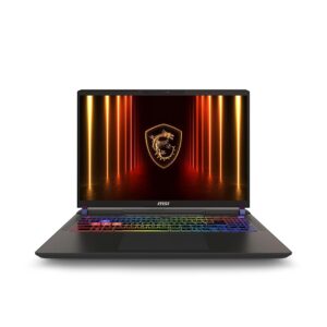 MSI Vector 16 HX AI 16” 240Hz QHD+ Gaming Laptop: Intel Core Ultra 9-275HX, NVIDIA Geforce RTX 5070Ti, 16GB DDR5, 1TB NVMe SSD, Thunderbolt 5, Wi-Fi 7, Win 11 Home: Cosmo Gray...