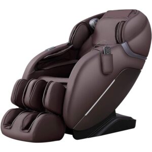 MYTHIA 2025 A303 Massage Chair iRest System, Full Body with Heat, Zero Gravity, SL Track Shiatsu Recliner with Automatic Body Scan, Footrest Calfrest Exntension (Brown)