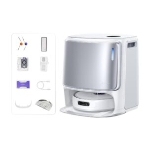 NARWAL Freo Z10 Ultra Robot Vacuum Cleaner with Mop Function, 18,000 Pa Suction Power, Dynamic Mop Expansion, Tangle-Free System, Intelligent Wet/Dry Cleaning, All-in-One Base...